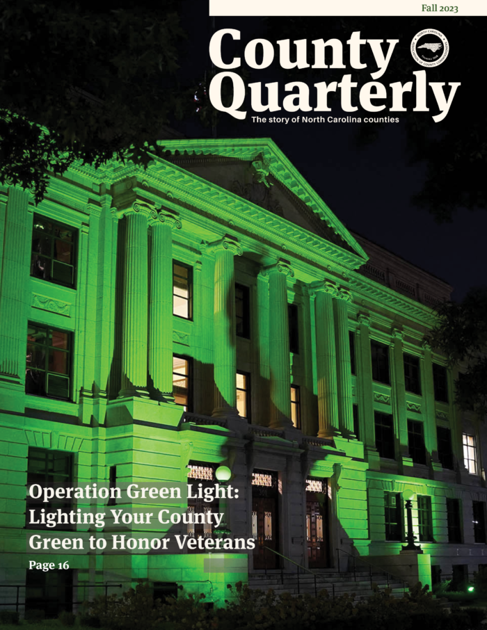 NCACC's official quarterly magazine CountyQuarterly North Carolina